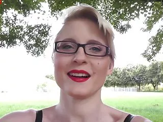 Mooie blonde AJ Applegate in hadcore anale gaysex filmpjes seks met haar Clover